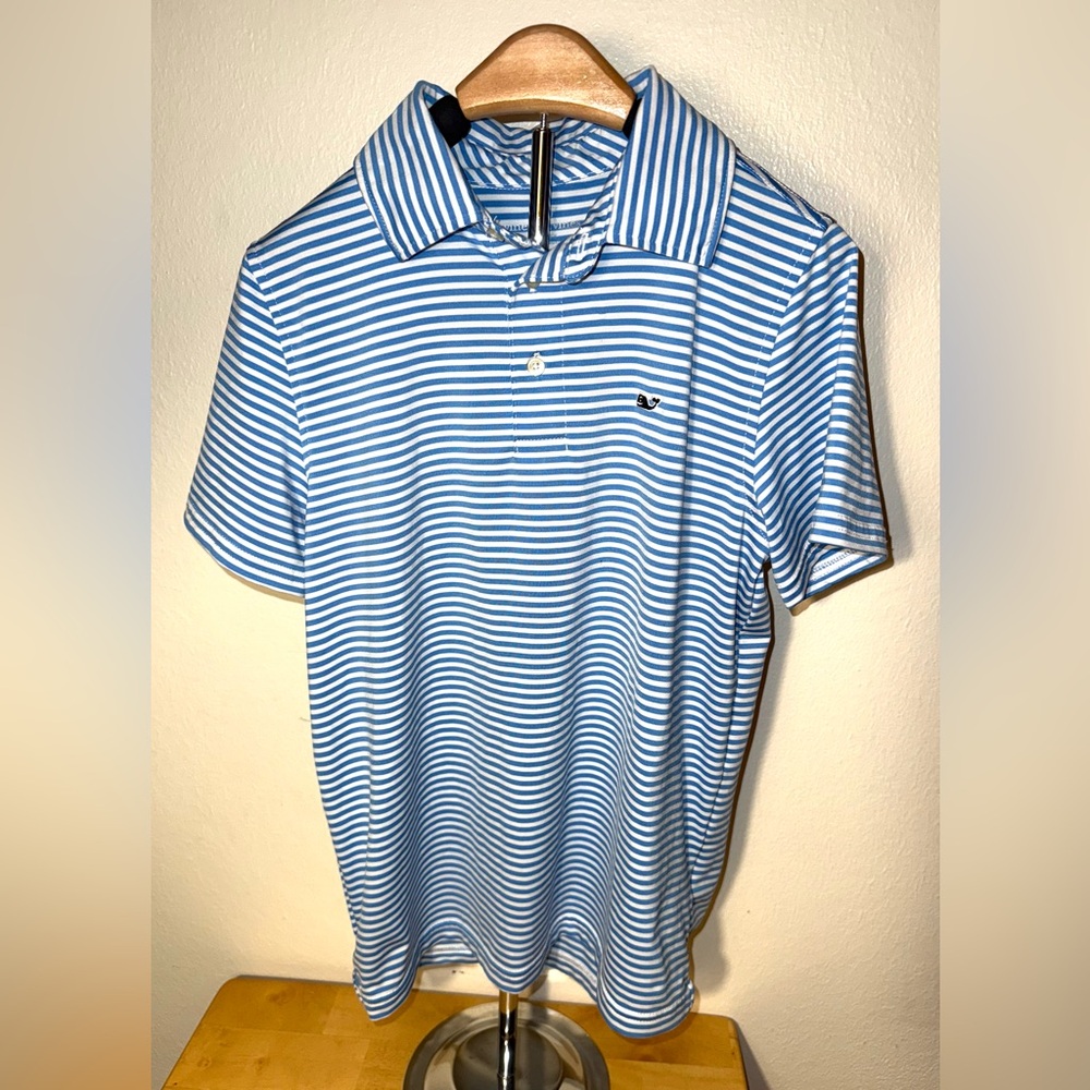 Vineyard Vines Sankaty Performance Polo, size 14/16